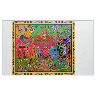 Tissu Tapisserie des rêves de l'esprit tribal chamanique