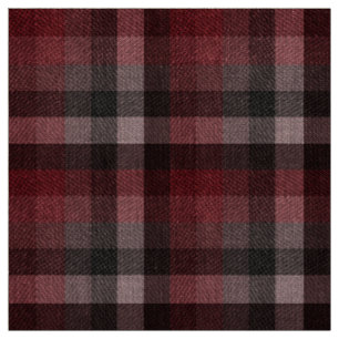Tissu Tartan à carreaux rouge classique. 