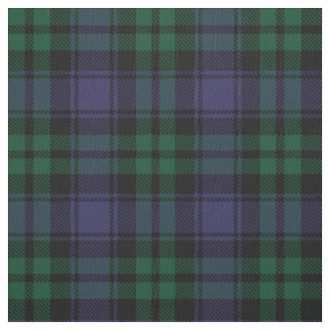 Tissu Tartan Black Watch, Plaid (Échantillon)