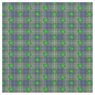 Tissu Tartan bleu d'Irlande