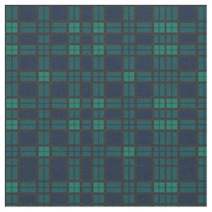 Tissu Tartan Clan Black Watch Plaid Green Blue Check