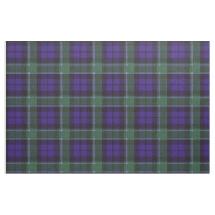 Tissu Tartan d'écossais de plaid de clan de Graham