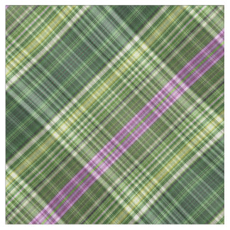 Tissu Tartan rayé violet et vert lumineux