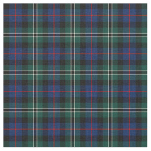 Tissu Tartan rose de chasse de clan