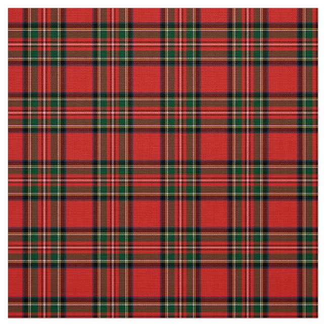 Tissu Tartan. royal de Stewart (Échantillon)