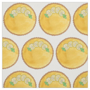 Tissu Tarte au citron tarte au citron tarte à tarte à ta