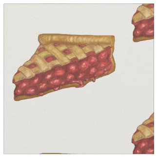 Tissu Tarte aux cerises