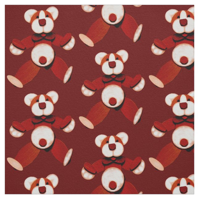 Tissu Teddy Bear Fabric Festive Bear Fabric (Échantillon)