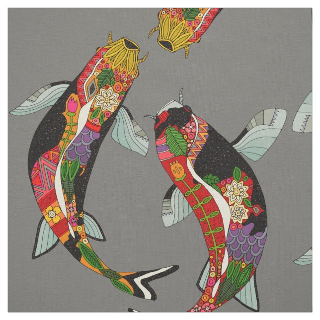 Tissu tempête de koi (Échantillon)