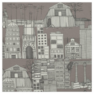 Tissu terne toile dystopian