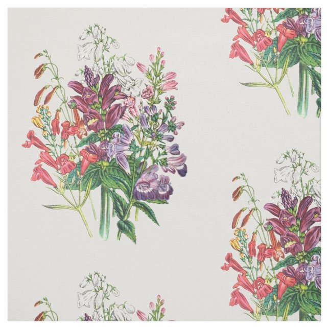 Tissu Têtes et langues (Échantillon)