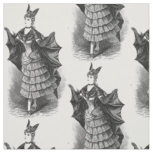 Tissu Textile vintage de femme de batte de victorian