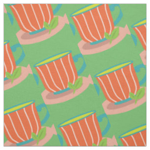 Tissu Thé de menthe poivrée pour les amateurs de thé