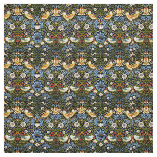 Tissu Thief fraise par William Morris Fabric