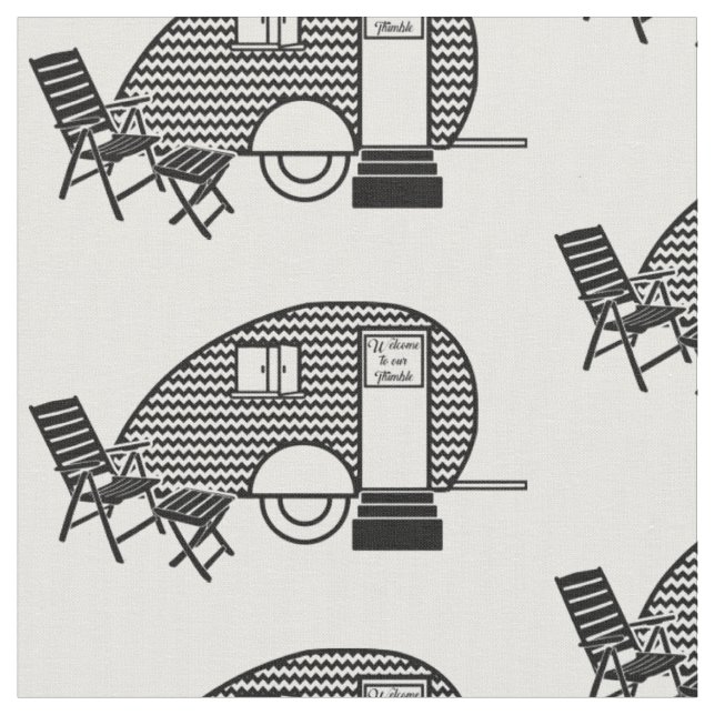 Tissu Tiny Teardrop Trailer Thunder_Cove (Fermer)