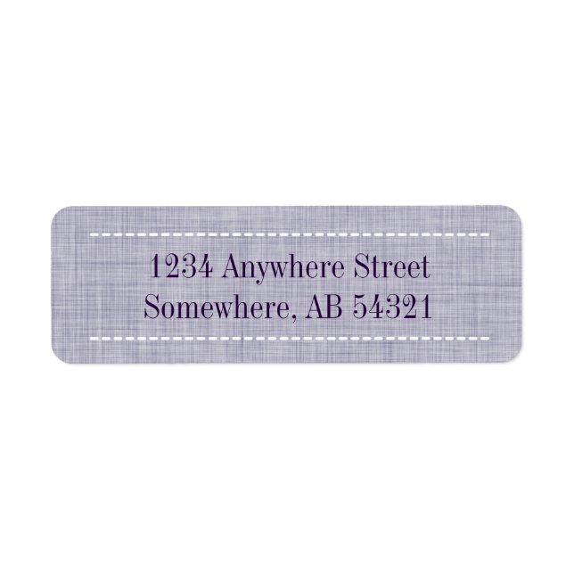 Tissu tissé en tissu en Indigo violet (Devant)