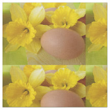 Tissu, pâques, oeufs de poule