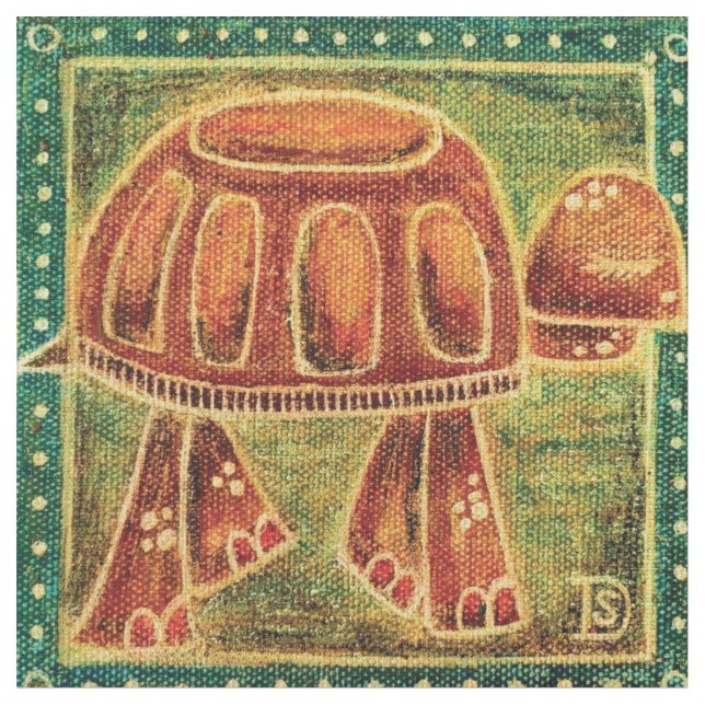 Tissu Tissu, tortue de désert (Fermer)