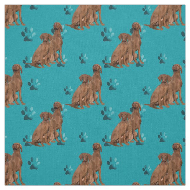 Tissu Toile bleue de Vizsla (Échantillon)