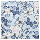 Toile dentaire / Flore dentaire en blues
