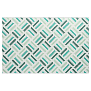 Tissu Tons verts Motifs modernes et géométriques
