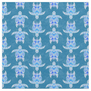 Tissu Tortues marines de la tribu bleue Honu