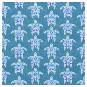 Tissu Tortues marines de la tribu bleue Honu