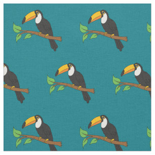 Tissu Toucans Oiseaux Mignons