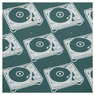Tissu Tourne-disque de cire de la vieille école (Vinyl)