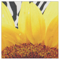 Tournesol jaune lumineux sur des rayures