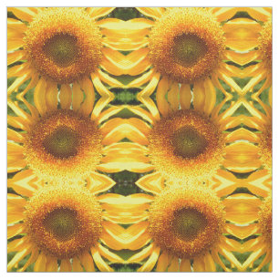 Tissu Tournesol jaune mammouth géant