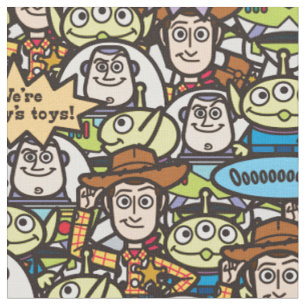 Tissu Toy Story  Motif de jouet mou