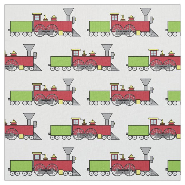 Tissu Train (Échantillon)