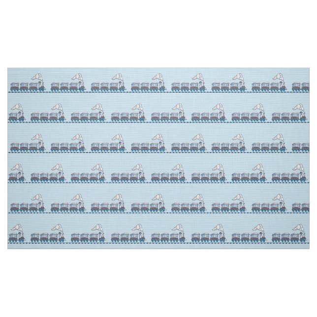 Tissu Train de jouets (Fat Quarter)