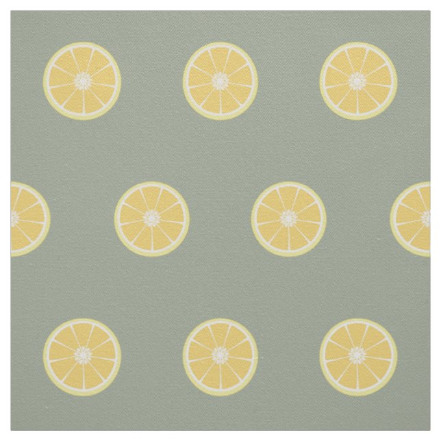 Tissu tranche de citron (Échantillon)