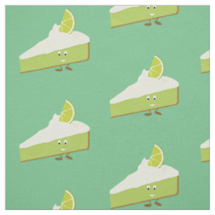 Tissu Tranche de sourire de tarte de chaux