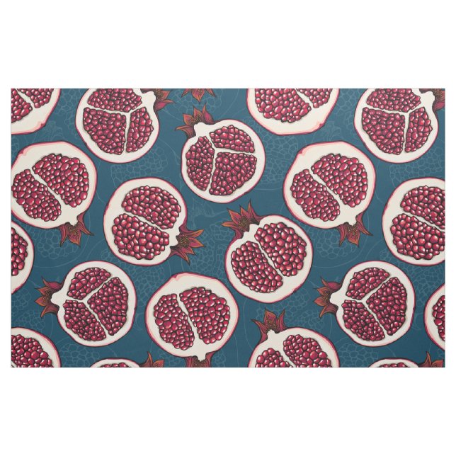Tissu Tranches de grenade (Fat Quarter)
