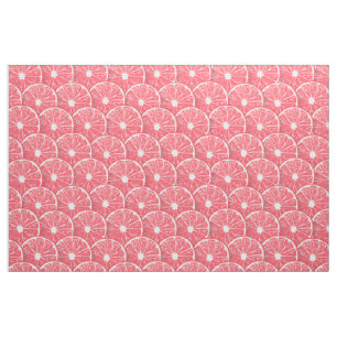 Tissu Tranches de pamplemousse