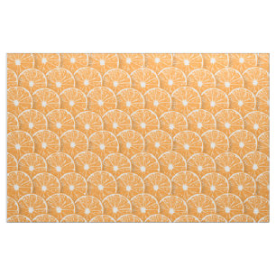 Tissu Tranches orange