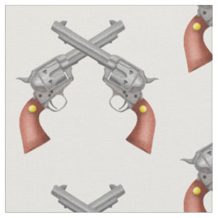 Tissu Traversée De Deux Pistols De L'Ancien Ouest Améric
