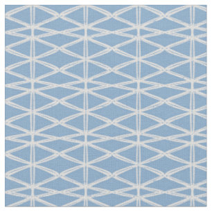 Tissu Treillis diamant contemporain moderne triangle ble