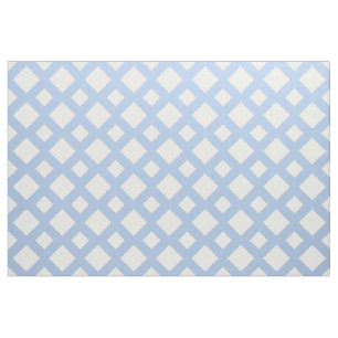 Tissu Trellis bleu-clair géométrique avec les diamants