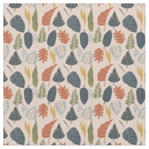 Tissu Trendy joli botanique coloré motif rose vert rose