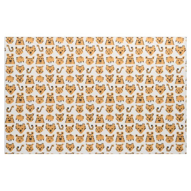 Tissu Triangle Tangerine Tiger  (Fat Quarter)