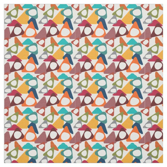 Tissu Triangles arrondis (Échantillon)