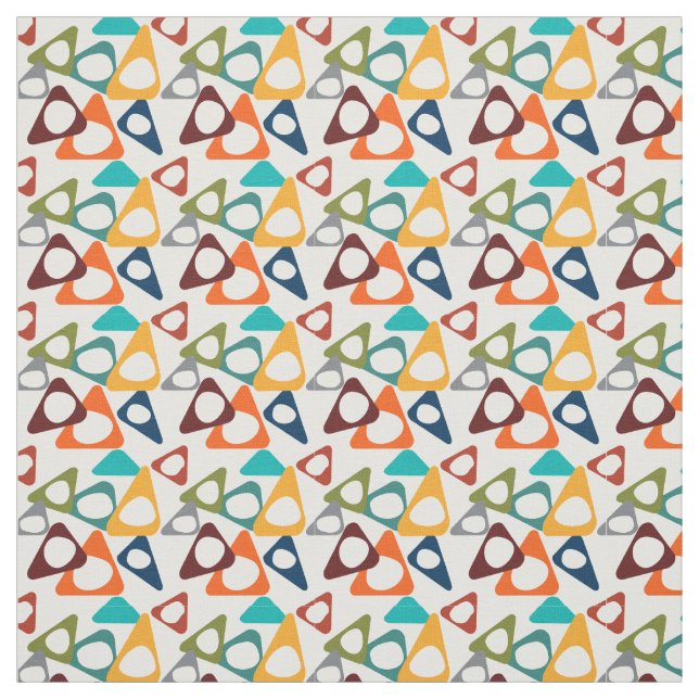 Tissu Triangles arrondis  (Échantillon)