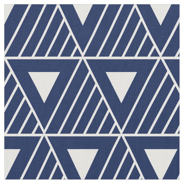 Tissu Triangles blancs Motif moderne Arrière - plan pers (Fermer)