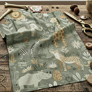 Tissu Tribal Safari Jungle ID1260