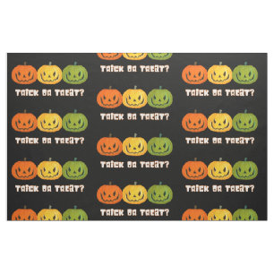 Tissu Trick ou Treat Jack-O-Lanterns
