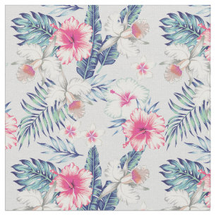 Tissu Tropical Orchid Floral